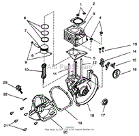 CYLINDER &amp; CRANKCASE ASSEMBLY