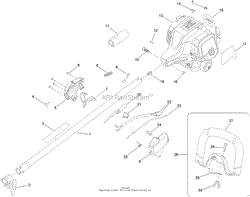 UPPER SHAFT, HANDLE AND POWERHEAD ASSEMBLY