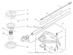 HEAD, SHAFT AND SHIELD ASSEMBLY