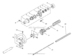 CLUTCH AND HANDLE ASSEMBLY