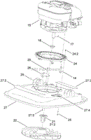 ENGINE AND DECK ASSEMBLY