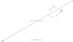 BRAKE CABLE ASSEMBLY NO. 133-2680