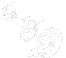 REAR WHEEL KIT ASSEMBLY NO. 136-5850