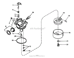 CARBURETOR NO. 632050A