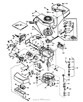 ENGINE TECUMSEH MODEL NO. TNT 100-10080D