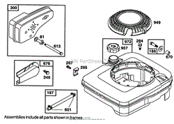 ENGINE BRIGGS &amp; STRATTON MODEL 122702-3171-O1