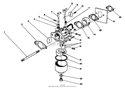 CARBURETOR ASSEMBLY (MODEL NO. 47PL0-1)