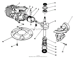 CRANK SHAFT ASSEMBLY (MODEL NO. 47PL0-1)