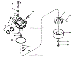 CARBURETOR NO. 632050A