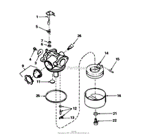 CARBURETOR NO. 632098