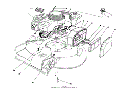 ENGINE ASSEMBLY (USED ON UNITS WITH SERIAL NO. 6004102 &amp; UP)