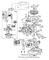 ENGINE BRIGGS &amp; STRATTON - MODEL 92908-1223-03