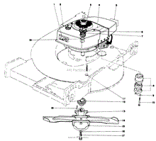 ENGINE ASSEMBLY (MODEL NO. 20562)