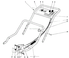 HANDLE ASSEMBLY (MODEL NO. 20562)