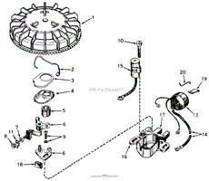 MAGNETO NO. 610793A (MODEL NO. 20562)