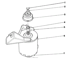 STARTER MOTOR MODEL NO. 21738