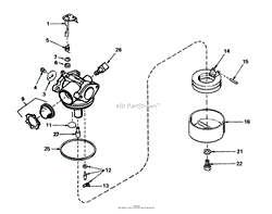 CARBURETOR NO. 632050A