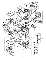 ENGINE TECUMSEH MODEL NO. TNT 100-10077D