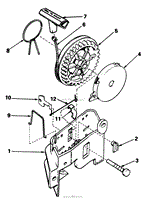 STARTER ASSEMBLY NO. 590532