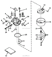 CARBURETOR MODEL NO. 632253