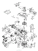 ENGINE TECUMSEH MODEL NO. TVS100-44001 (USED ON UNITS WITH SERIAL NO. 7000001-7001847)