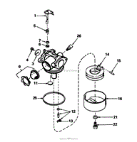 CARBURETOR NO. 632098