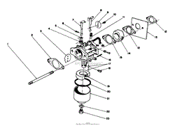 CARBURETOR ASSEMBLY (ENGINE MODEL NO. 47PH7)