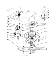 BLADE BRAKE CLUTCH ASSEMBLY