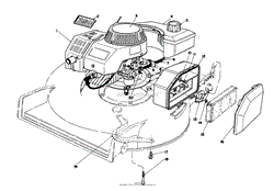 ENGINE ASSEMBLY (USED ON UNITS WITH SERIAL NO. 8000001 THRU 8003897)