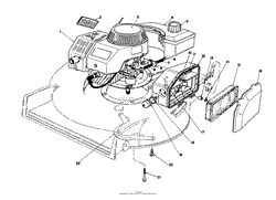 ENGINE ASSEMBLY (USED ON UNITS WITH SERIAL NO. 8003898 &amp; UP)