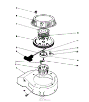 RECOIL ASSEMBLY (MODEL NO. 47PG6 &amp; 47PH7)