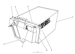 GRASS BAG ASSEMBLY NO. 11-0189