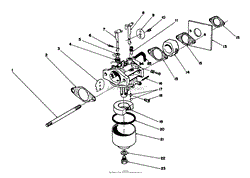 CARBURETOR ASSEMBLY (ENGINE MODEL NO. 47PJ8) (ENGINE MODEL NO. 47PH7)