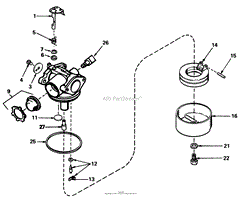 CARBURETOR NO. 632050A