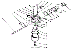 CARBURETOR ASSEMBLY (MODEL NO. 47PK9-3)