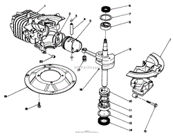 CRANKSHAFT ASSEMBLY (MODEL NO. 47PK9-3)