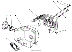 MUFFLER ASSEMBLY (MODEL NO. 47PK9-3)