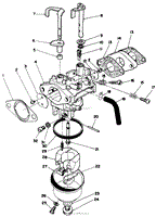 CARBURETOR ASSEMBLY (ENGINE MODEL NO. VMK9-2)