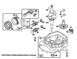 ENGINE BRIGGS &amp; STRATTON MODEL 122702-3188-01(5)