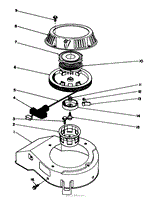 RECOIL ASSEMBLY (ENGINE MODEL NO. 47PL0-2)