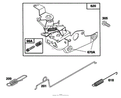 ENGINE BRIGGS &amp; STRATTON MODEL 122702-3188-01