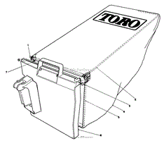 GRASS BAG ASSEMBLY NO. 12-8859