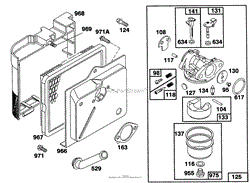 ENGINE BRIGGS &amp; STRATTON MODEL 124702-3115-01(3)