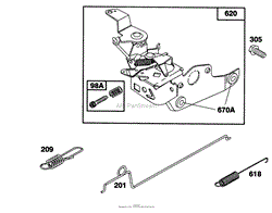 ENGINE BRIGGS &amp; STRATTON MODEL 124702-3115-01(5)