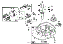 ENGINE BRIGGS &amp; STRATTON MODEL 124702-3115-01(7)