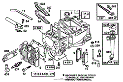 ENGINE BRIGGS &amp; STRATTON MODEL 124702-3115-01(3)