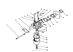 CARBURETOR ASSEMBLY (MODEL NO. 47PM1-1)