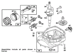 ENGINE BRIGGS &amp; STRATTON MODEL 122702-3171-01