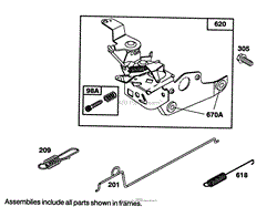 ENGINE BRIGGS &amp; STRATTON MODEL 122702-3171-01(3)