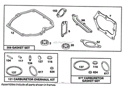 ENGINE BRIGGS &amp; STRATTON MODEL 122702-3171-01(6)